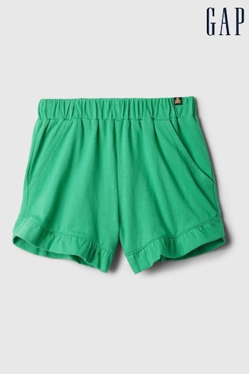 Gap Green Print Mix and Match Pull On Baby Ruffle Shorts (Newborn-5yrs) (E13344) | £6