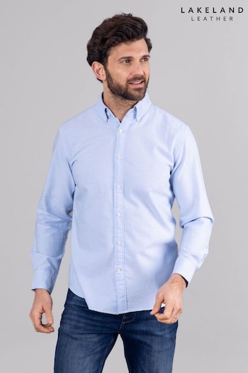 Lakeland Clothing Blue Warrick Cotton Shirt (E13440) | £50