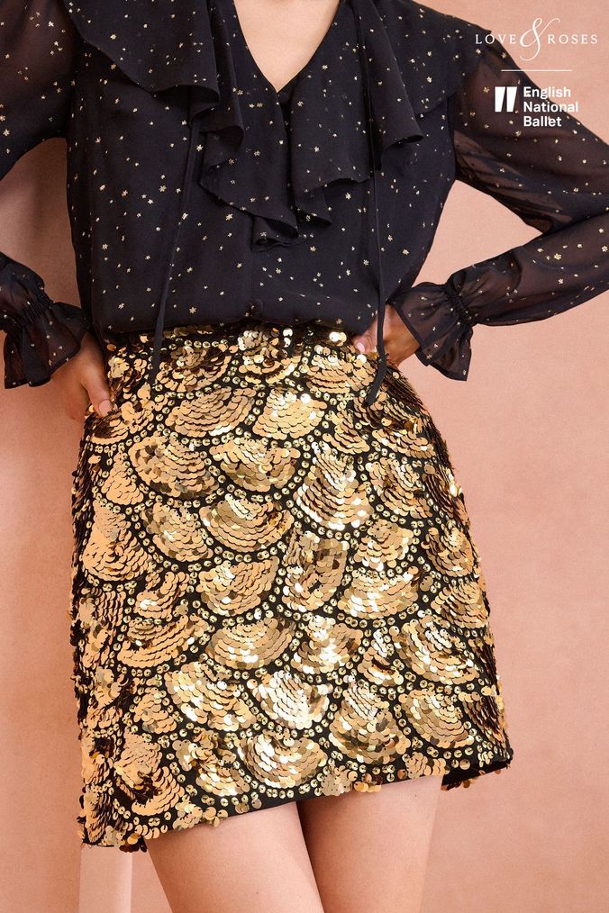 Buy Women s Partywear Sequin Skirts Online Next UK