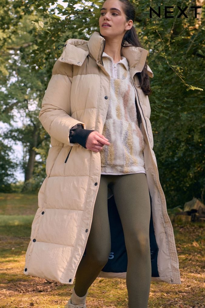 Womens Natural Hooded Coats Jackets Next Official Site