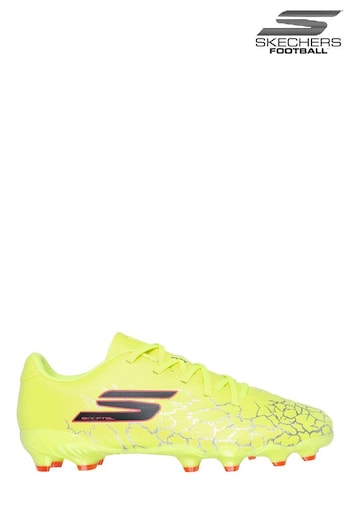 Skechers Yellow/Black JR CRIB Firm Ground Football Boots (E13937) | £44