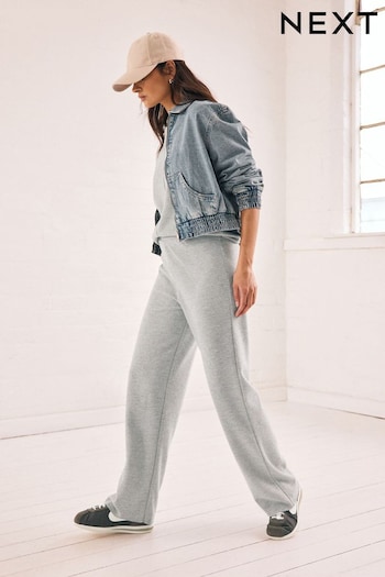 Grey Cosy Soft Touch Co-ord Wide Leg Trousers (E14022) | £32