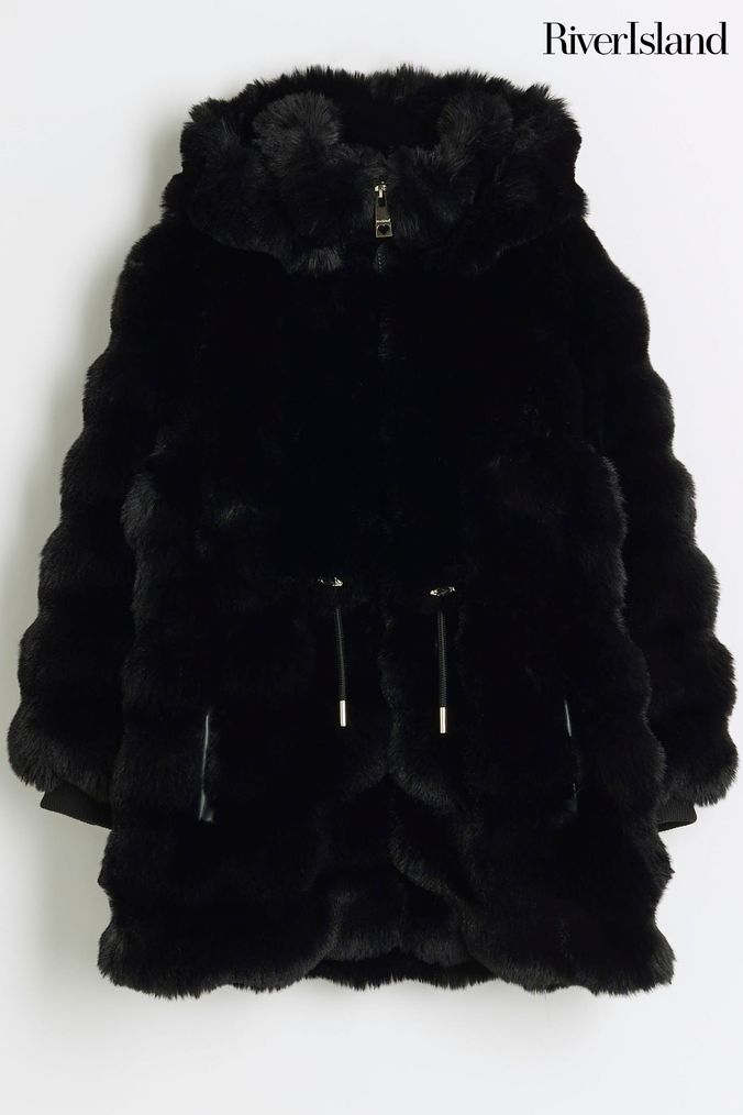 Childrens fur coats river island shop