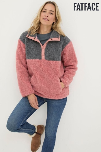 FatFace Multi Colourblock Half Neck Fleece (E14553) | £65