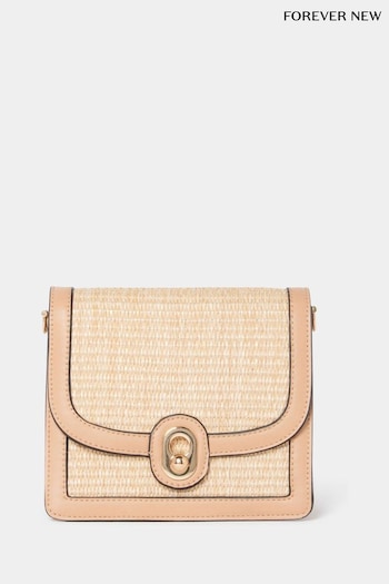 Forever New Natural Small Sutton Weave Bag Geoff (E14788) | £40