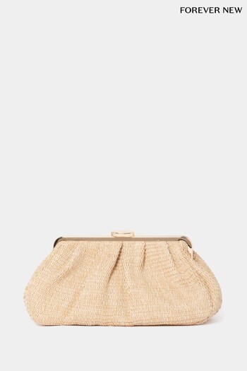 Forever New Natural Mallory Weave Clutch (E14789) | £35