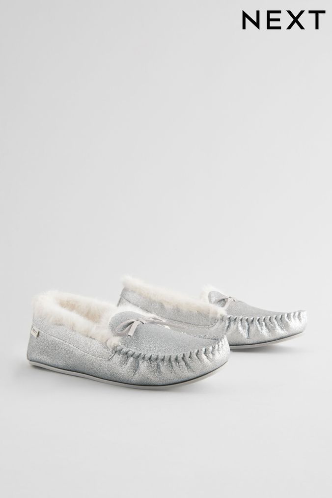 Buy Women s Slippers Moccasin Footwear Online Next UK