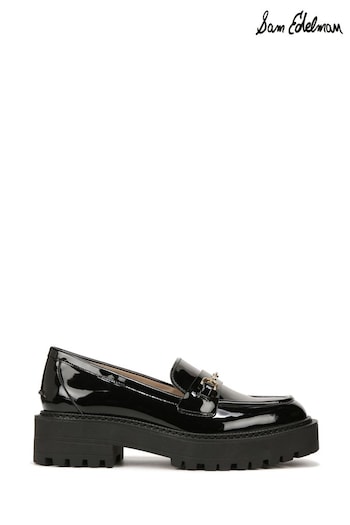 Sam Edelman Laurs Lug Sole Black Loafers (E14911) | £150