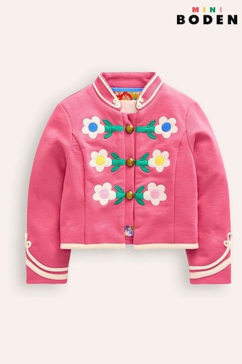 Boden Pink Floral Military Jacket (E15073) | £55 - £59