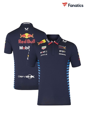 Fanatics Blue F1 Red Bull Racing 2024 Team Polo Shirt (E15277) | £70