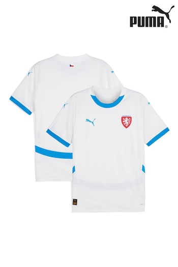 Puma White Czech Republic Away T-Shirt 2024 (E15336) | £75