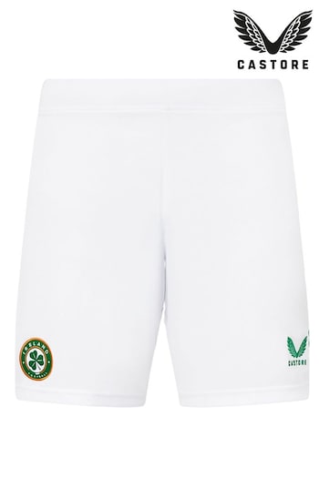 Castore White Republic of Ireland chinese Shorts 2024 (E15353) | £38