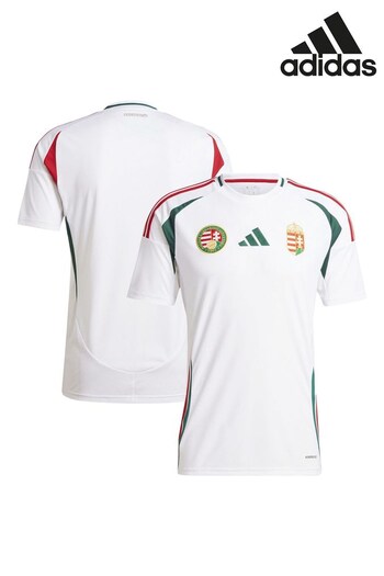 adidas White Hungary Away Shirt 2024 (E15374) | £80