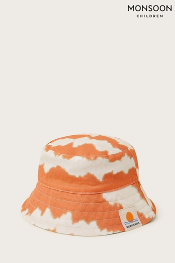 Monsoon Orange Tie Dye Bucket Hat (E15578) | £13 - £14