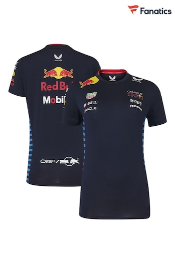 Fanatics Womens F1 Red Bull Racing 2024 Team Set Up Blue T-Shirt (E15941) | £55