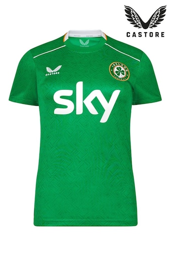 Castore Green Womens Republic of Ireland Home Shirt 2024 (E15954) | £75