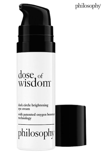 Philosophy Dose of Wisdom Dark Circle Brightening Eye Cream 15ml (E16201) | £39
