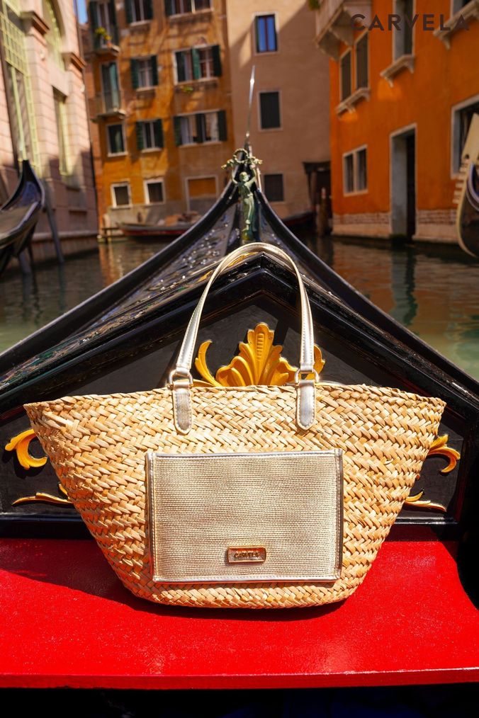 Carvela straw bag top