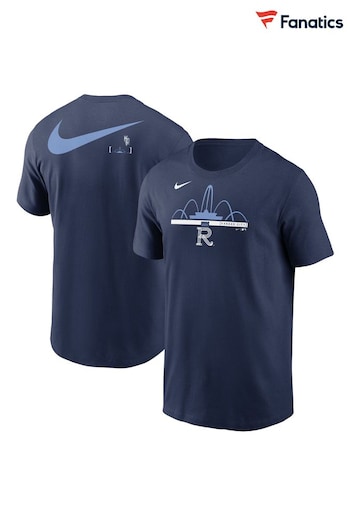 Fanatics Blue 100% Cotton MLB Kansas City Royals 2 Hit Speed City Connect T-Shirt (E16531) | £35