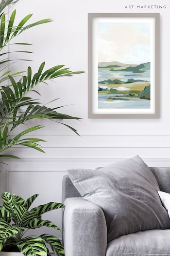 Art Marketing Natural Calm Horizon Framed Wall Art (E16560) | £75