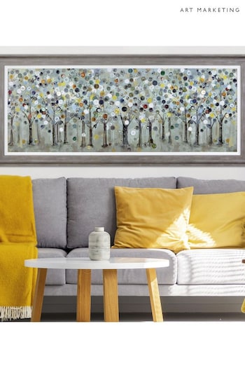 Art Marketing Grey Timekeeper Canvas Wall Art (E16594) | £360