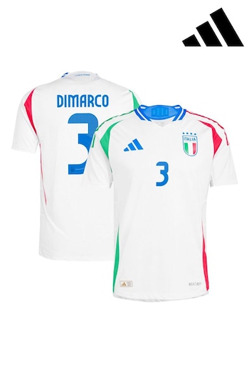 adidas White Italy Away Authentic 2024 Shirt (E16640) | £138