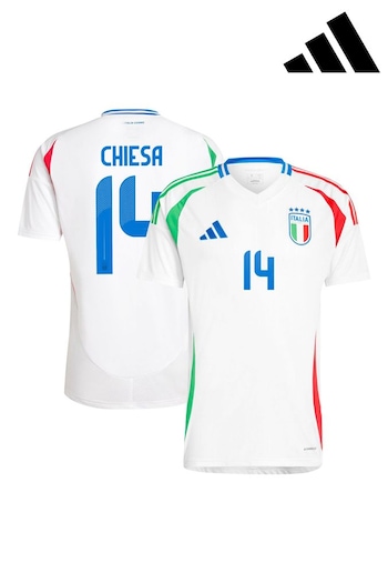 adidas White Italy Away 2024 Shirt (E16644) | £98