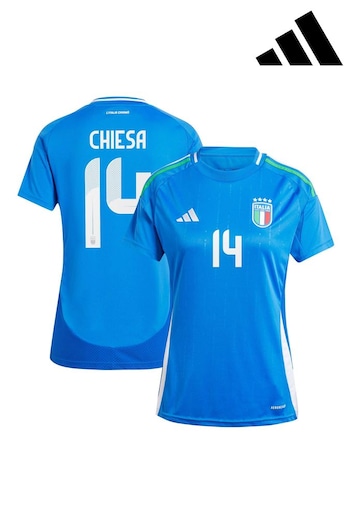 adidas Blue Womens Italy YEEZY 2024 Shirt (E16645) | £98