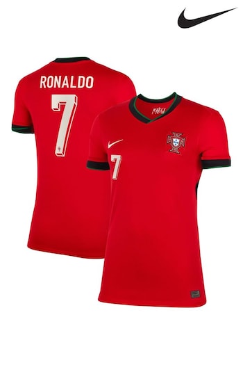 Nike Red Womens Portugal black Stadium Football Shirt (E16648) | £103