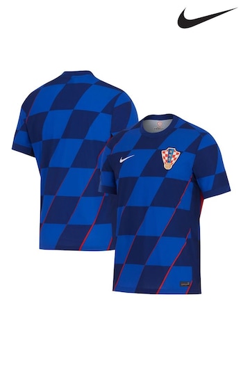 Nike Blue Croatia Away Stadium Shirt 2024 (E16650) | £85
