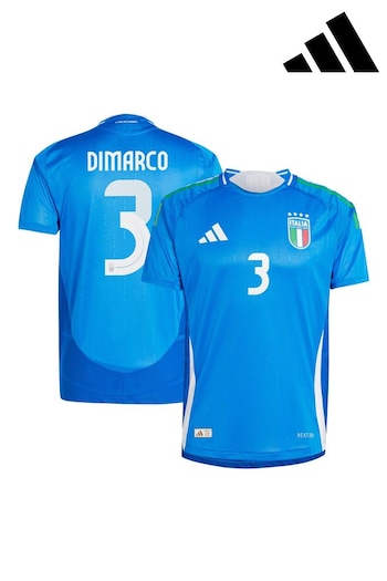 adidas datamosh Blue Italy Home Authentic 2024 Football Shirt (E16652) | £138