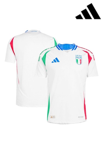 adidas White Italy Away Authentic Shirt 2024 (E16654) | £120