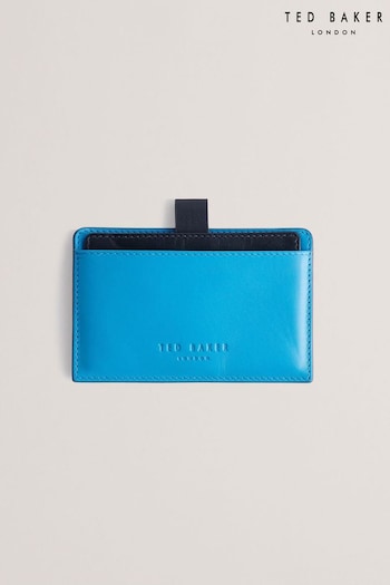 Ted Baker Blue Cody Colour Block Leather Card Holder (E16658) | £30