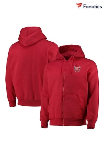 Fanatics Red Arsenal Full Zip Hoodie (E16667) | £45