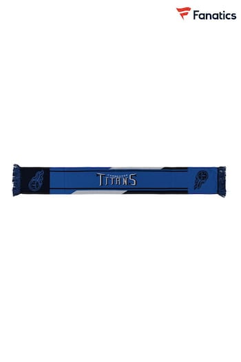 Fanatics Blue NFL Tennessee Titans Forever Collectibles Colourwave Wordmark Scarf (E16710) | £25