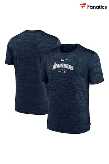 Fanatics Blue MLB Seattle Mariners Authentic Dri-Fit Practice T-Shirt (E16750) | £35