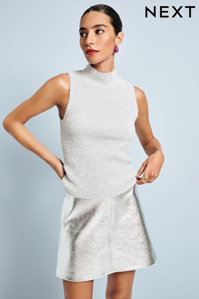 High neck vest tops uk outlet