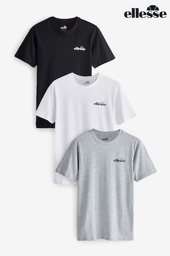 Ellesse Azzini Black T-Shirts 3 Pack (E17408) | £30