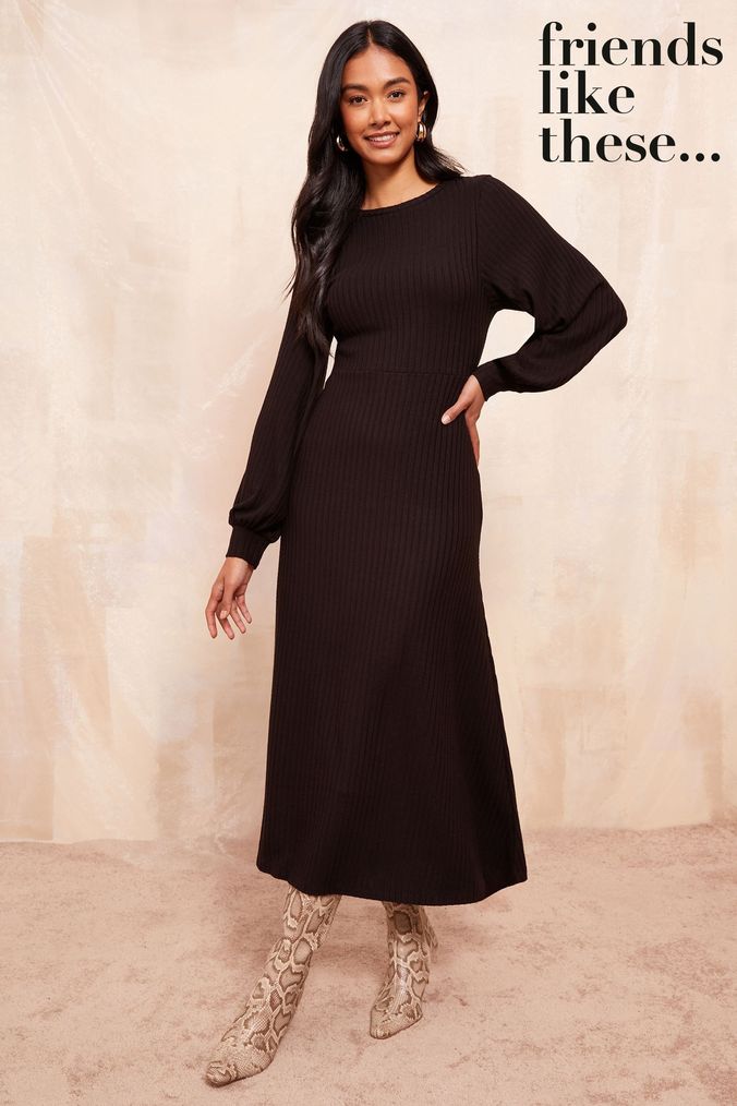 Womens midi dress casual cheap