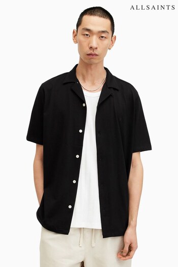 AllSaints Black Hudson  Shirts (E18110) | £69