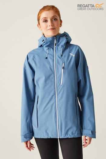 Regatta Blue Womens Birchdale Waterproof Jacket (E18146) | £70