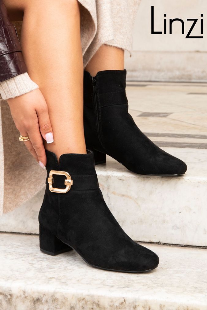 Black suede sock boots uk store