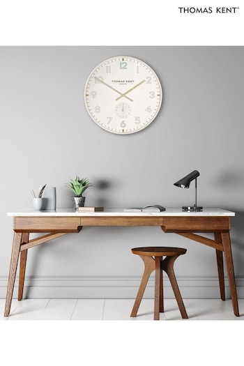 Thomas Kent Clocks Mint Green 21'' Architect Wall Clock (E19133) | £130