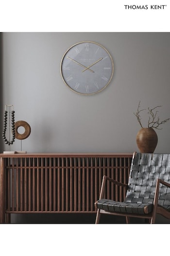 Thomas Kent Clocks Grey 21'' Nordic Wall Clock (E19137) | £120