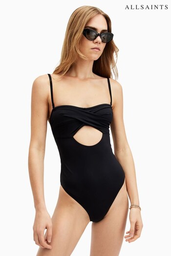 AllSaints Black Tatum Swimsuit (E19190) | £79