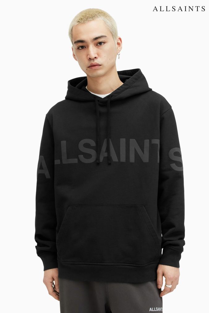 All saints black hoodie hotsell