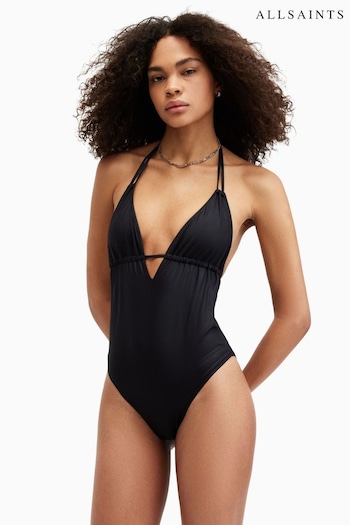 AllSaints Black Erica Swimsuit (E19205) | £79