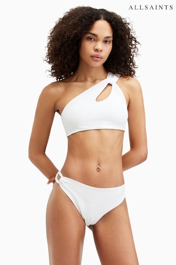 AllSaints White Kayla Bikini Top (E19226) | £49