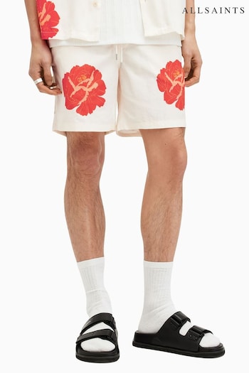 AllSaints White Roze Swim Shorts (E19239) | £65