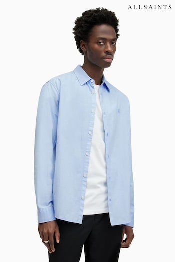 AllSaints Blue Tahoe Long Sleeve Shirt (E19247) | £99